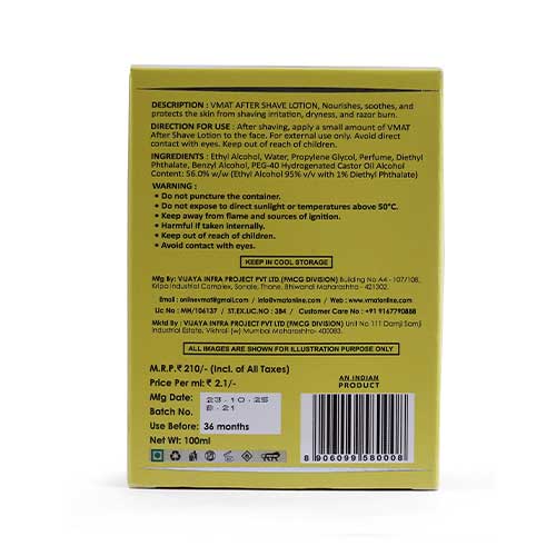 VMAT After Shave Lotion Yellow