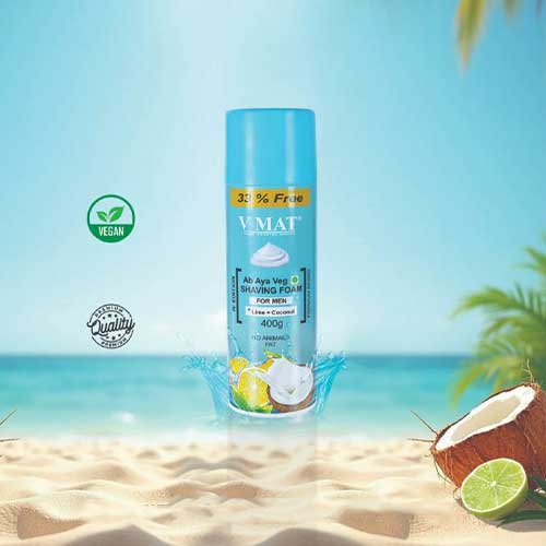 VMAT Lime & Coconut Shaving Foam for Men