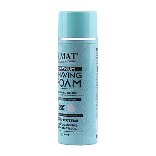 VMAT Premium Shaving Foam with Vitamin E, Aloe Vera & Tea Tree Oill