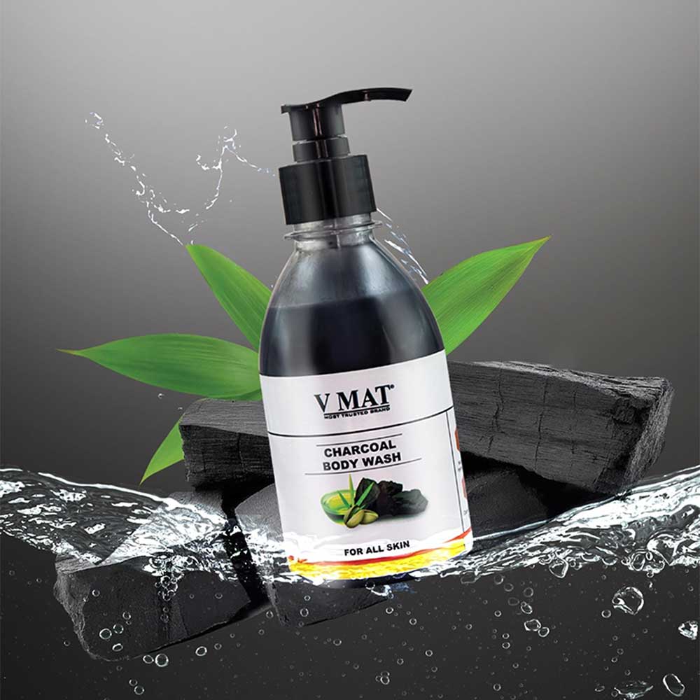 VMAT Charcoal Body Wash for Men & Women