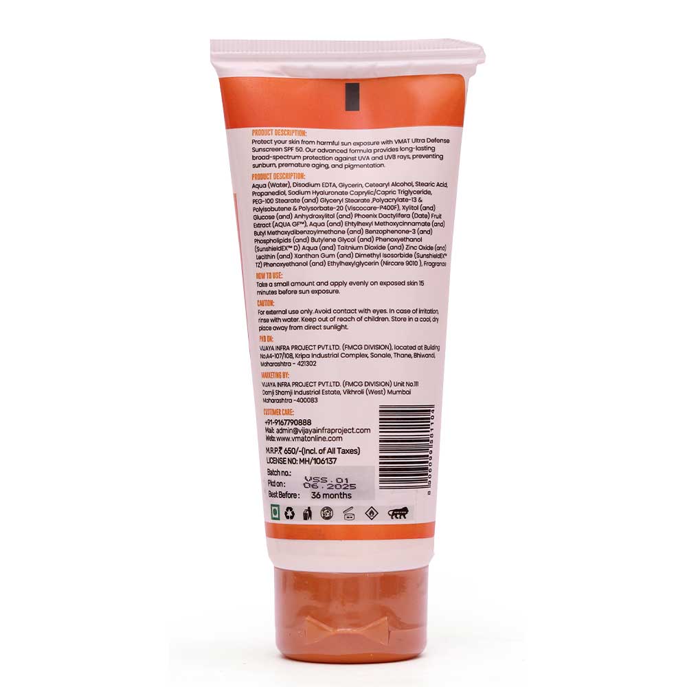 VMAT Sunscreen SPF 50++