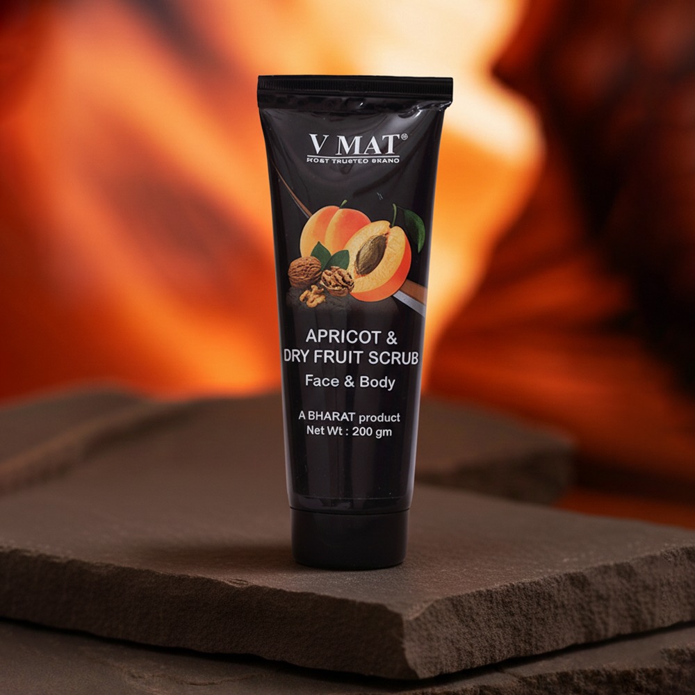 VMAT Apricot & Dry Fruit Face & Body Scrub
